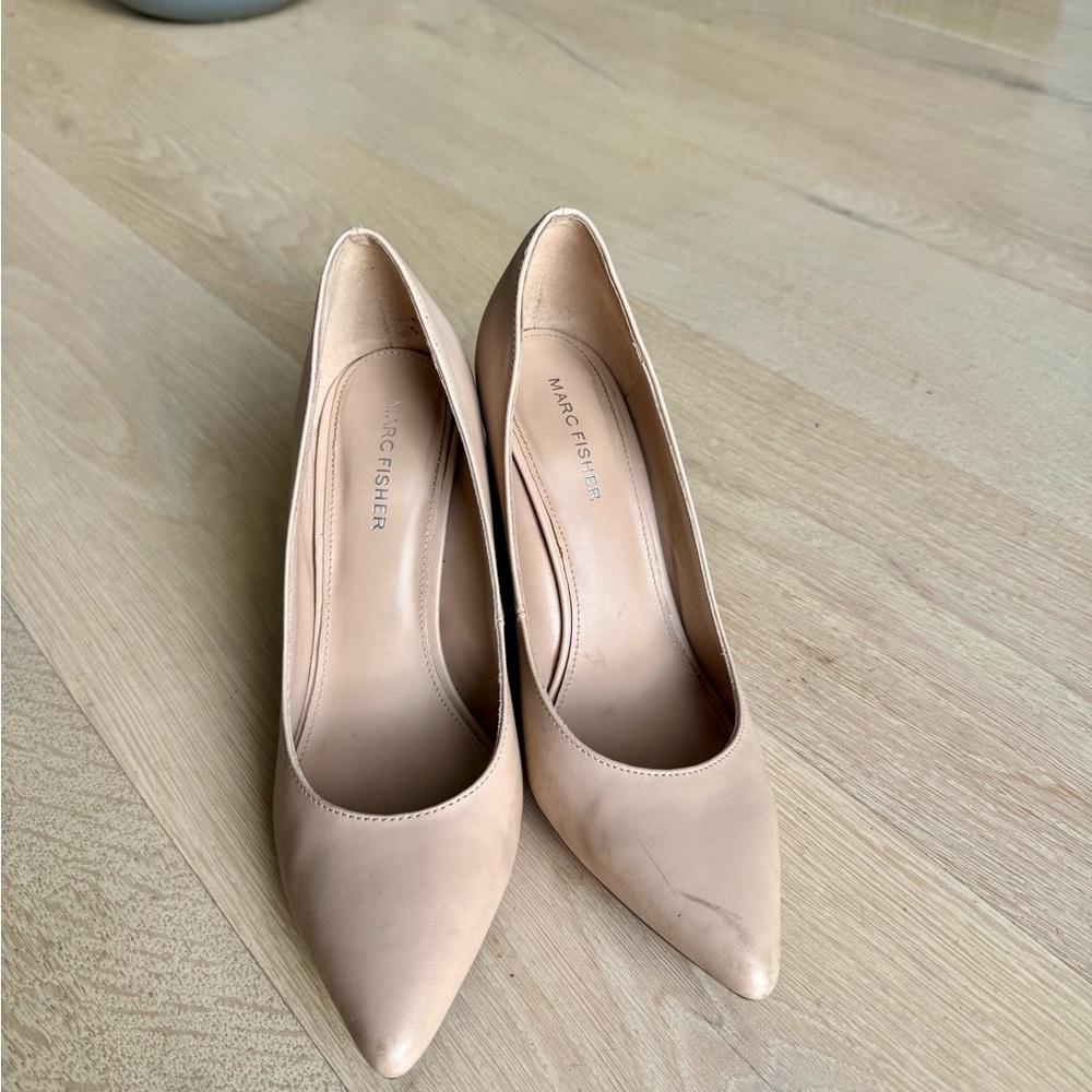 Marc Fisher Blush Block Heel Pumps - Picture 3 of 4